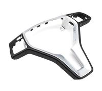 FNERRMEVC Auto Marco De Cubierta De Volante para Mercedes para Benz W176 W246 W204 X204 W212 W207 W156 W117 A0994641913(Negro-Plata)