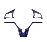 FNERRMEVC Auto para Volante De Coche para N&issan para X-Trail T32 Rogue para Note para Qashqai J11 para Versa Adhesivo(Carbon Blue 3pcs)