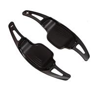 FNERRMEVC Auto Pegatinas para Extensión De Palancas De Cambio De Volante para Opel para Insignia 2011-2018(Negro)