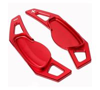 FNERRMEVC Auto Pegatinas para Levas De Cambio De Marchas En El Volante para Smart para Fortwo para Forfour 2 Unidades(Rojo)