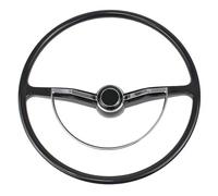 FNERRMEVC Auto Volante Clásico Vintage De 400 Mm De Profundidad para VW para Beetle para Karmann GHIA Tipo 3 1962-1971(Gris)