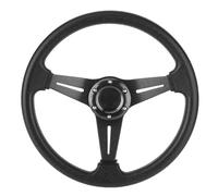 FNERRMEVC Auto Volante De Carreras De Drifting De 350 Mm Y 14 Pulgadas Accesorio Universal Modificado Volante Deportivo(Negro)