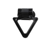 FNERRMEVC Cubierta Anilla Remolque Gancho De Remolque Decorativo JDM Gancho De Remolque De Vehículo De Estilo De Automóvil Universal Anillo Carreras(Negro)