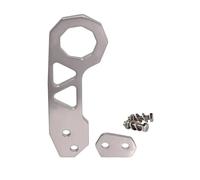 FNERRMEVC Cubierta Anilla Remolque Gancho De Remolque Trasero JDM Racing Remolque Trasero para Civic(Plata)
