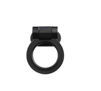 FNERRMEVC Cubierta Anilla Remolque Gancho Remolque Circular Universal Ganchos Remolque Delanteros Traseros con Piezas Remolque De Parachoques(Negro 1 Uds.)