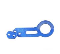 FNERRMEVC Cubierta Anilla Remolque para Civic 1992 1993 1994 1995 Kit Remolque Palanquilla con Gancho Remolque Trasero Universal De Doble Letra(Azul+UE)