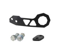FNERRMEVC Cubierta Anilla Remolque Parachoques Trasero Gancho Tracción Delantera Automóvil Gancho Remolque Autopartes Remolque(Negro)