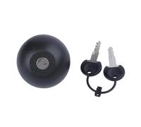 FNERRMEVC Elegante Tapón del Depósito De Combustible Negro para Opel para Movano para Vivaro con Dos Llaves Tapa del Tanque de Combustible