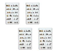 Fnfhsa 192 Piezas Reloj Coronas Reloj Impermeable Reemplazo Surtido Herramientas de Reparación con Caja