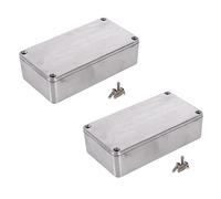 Fnfhsa 2X Diecast Aluminium Electronics Project Box Caja Caja Instrumento Impermeable, Estándar 1590B 112X60X31mm