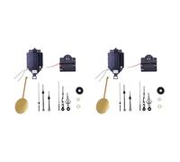 Fnfhsa 2X Movimiento de PéNdulo de Cuarzo Piezas de ReparacióN de Pared de Bricolaje, Mecanismo de Bricolaje Movimientos de PéNdulo Repuesto Caja de MúSica de Timbre Reloj de Pared
