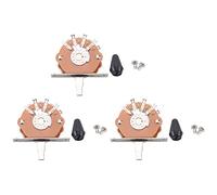 Fnfhsa 3X Negro Selector del Interruptor de la Palanca de 5 Vías para Fd Reemplazo de Piezas de Guitarra Eléctrica