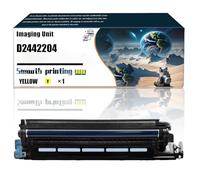 FNFTOEZGY Unidad de Imagen D2442204 D2442206 D2442207 Compatible con impresoras Ricoh MP C2004 MP C2504, Piezas de Repuesto. Contiene Chip e impresión nítida/230(1 Pack Yellow)