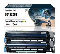 FNFTOEZGY Unidad de Imagen D2442204 D2442206 D2442207 Compatible con impresoras Ricoh MP C2004 MP C2504, Piezas de Repuesto. Contiene Chip e impresión nítida/230(2 Pack Black)