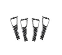 FNGMHF Embellecedor de Fibra de Carbono for Interruptor de Puerta, Panel de Control, Pegatina for Accesorios Interiores de Coche, Compatible con Y 2020+ Modelo 3 2017-2022(F1)
