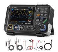 FNIRSI 2D15P Osciloscopio Digital de 100 MHz, Multímetro, Generador de Señales DDS, 3 en 1, 2 Canales, Multímetro Automotriz, 19’999 TRMS, Muestreo de 500MS/s, Pantalla Táctil de 4,3"