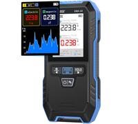FNIRSI ERD-10 - Detector de EMF, medidor de radiación EMF 4 en 1 con modo curvo, lector de campos electromagnéticos recargables, detector de radiofrecuencia para el hogar, oficina, caza de fantasmas