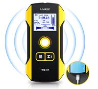 FNIRSI Escáner de pared 6 en 1, buscador electrónico de pernos de madera, detector de pared con orificio de posicionamiento actualizado para centro y borde de madera, alambre de CA, pernos de metal