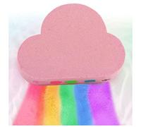 FnnEmg Bolas De Baño 1 unids Iris jabón Nube baño Salina Iris baño Sal Burbuja baño Nube baño Bola Multicolor Color al Azar Kit Bolas De Baño