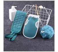 FnnEmg Bolas De Baño 3pcs / Set Scrubing Scrubbing Set de Toalla Engrosada Freguez y descontaminación Ball Ball Ball Back Scrubber Cepillo Exfoliante for Unisex Kit Bolas De Baño (Size : Blue)