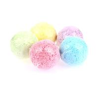 FnnEmg Bolas De Baño 5 unids Bombas de Ducha Bañera de Bola Cuerpo de Sal Facilidad Bola de Burbuja Mascotas Limpiador Suministros Kit Bolas De Baño