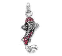 FNSK Colgante De Pescado De Koi Rojo, 925 Joya De Colgante De Plata Esterlina Accesorios For Alma Regalo For Mujeres Niñas Chicas