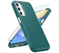 FNTCASE Funda para Samsung Galaxy A15-5G: Funda Protectora de Doble Capa para teléfono móvil Resistente a los Golpes con Textura Antideslizante en la Parte Trasera - Protección Militar Bumper Tough