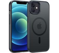 FNTCASE para iPhone 13 Mini Funda: iPhone 12 Mini Funda Móvil Magnética Translúcida Mate Militar Protección contra Caídas Anti Amarilleamiento Funda Móvil - Carcasa Robusta y Duradera a Prueba de