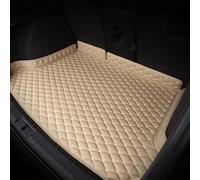 FNUQKREF Alfombrilla Maletero Coche para Chery JAECOO J7 2023 2024 2025, Cuero Funda Maletero Protector Impermeable Antideslizante Borde Alto Auto Accesorios, Beige
