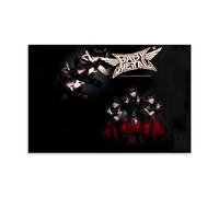 FNWNJNG BABYMETAL Póster de Singer Pintura Decorativa Lienzo Arte de Pared Salón Póster Dormitorio Pintura, Arte de Pared Impresión de Imagen Moderna Decoración de Habitación Familiar 08 x 12 Pulgadas