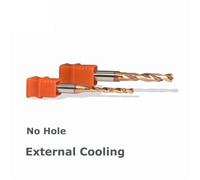 FNWXGMFZ Broca helicoidal de carburo 3D con refrigeración Externa, Acero de tungsteno sólido HRC55, de 1 mm a 20 mm, for Herramientas de aleación de Metal Duro de Acero Inoxidable.(2.6x4x15x25x50)