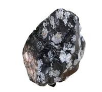 FNYUVNFAF 1pc 1-1.1kg Snowflake Obsidian Rough Gemstone Bulk Large Quantities of Crystals
