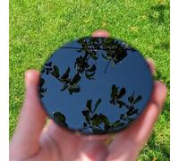 FNYUVNFAF 1pc 7-9cm Obsidian polishing Mirror Black Quartz Crystal High-End Decoration