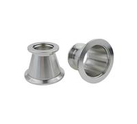 FNYUVNFAF 1PC KF16 to KF25 Vacuum Tri Clamp Reduer SUS304 Stainless Vacuum Pipe Fitting Reducer Reducing Connector