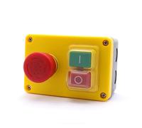 FNYUVNFAF Emergency Stop Switch KJD17D-2 250V 16A Electromagnetic Push Button Switch Emergency Stop Switches for Tools and Machine Tool Equipment