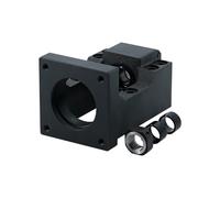 FNYUVNFAF HM12-57 HM12-60 Steel SFU1604/1605/1610 Screw Support Bearing Fixed Integrated Bracket for NEMA 23 NEMA 24 Stepping Servo Electronic Starter (Color : Steel HM12-60-C5)