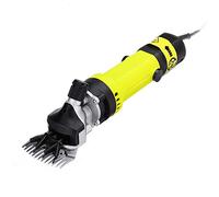 FNZKT Esquiladora Ovejas Profesional,Maquina de Esquilar Eléctrica de Ovino,690W & 6 Velocidades Ajustables Tijeras Eléctrico de Lana Productos de Belleza para Ganado + Maleta Gratis,Yellow