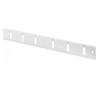 FO front plate for fiber optic panel (for DN-96200-QL) 6x SC duplex 1U, gray