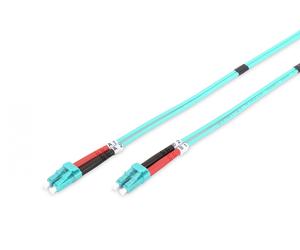 FO patch cord, duplex, LC to LC MM OM3 50/125 µ, 10 m