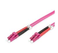 FO PCORD LC TO LC DUPLEX OM4 1M