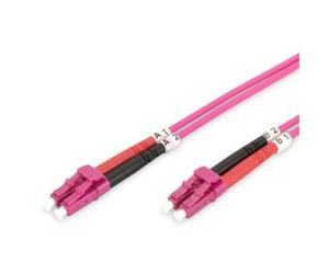 FO PCORD LC TO LC DUPLEX OM4 1M