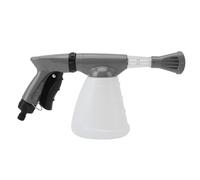 Foam Cannon, Multifunctional Professional Sprayer Tool, High Pressure Foam Washer Cannon, Carwash Cannon for Car Cleaning, Suitable for Water Flowers Lawn Driveway Roof Cleansing (Gris)