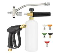 Foam Cannon Thick Snow Foam Lance For Car Wash, Pressure Washer Kit, Sprayer Accessory Connector For Auto Home Garden Detailing