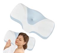 Foam Cervical Neck Pillow - Cervical Neck Pillow for Sleeping | Support for Sleepers | Contoured Support | Breathable Cushion Pad Back Stomach Sleeper