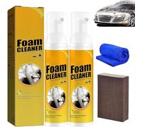 Foam Cleaner All Purpose, 100ML Magic Foam Cleaner, Foam Cleaner for Car, Multifunction Foam Cleaner, Multipurpose Foam Cleaner, Car Interior Foam Cleaner, Multifunctional Car Foam Cleaner (2)