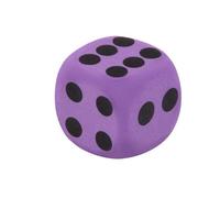 Foam Dice - 1.5inch Dice For Kids | Assorted Colorful Foam Dіce Cubes For Kids Educational Activities Math Games and Building Toys Quiet Playing 1-Pack Lightweight Soft Touch