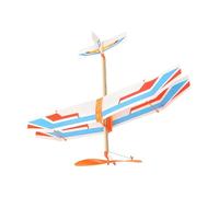 Foam Glider Planes For Kids - 1.97 Inches Airplane Model | Flying Aircraft Toy | Long Range Rubber Band Power Glider For Outdoor Garden Games and Camping, Stem Education Science Toy FR Students