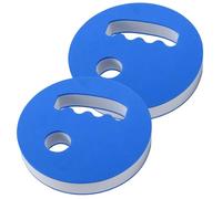 Foam Grip Water Weights, Resistance Aqua Exercise Discs, 7.08x1.18 inch Float Pads with Stability, Soft EVA Training Equipment, Handheld with Ergonomic Design, Pool Fitness Workout Use