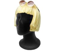 Foam Head Wig Stand - Black Velvet Manikin Display, Foam Head Mannequin Model | Velvet Wig Display for Eyewear, Glasses, Jewelry, Scarves, Hats, Hairpieces, Headphone, Cosmetology Showcase