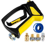 Foam King The Snubster - Accesorio de gatillo para pistola de lavado a presión con giro - para lavadoras a presión de gas y eléctricas - 5000 PSI, conexión rápida FNPT giratoria de 3/8 pulgadas y
